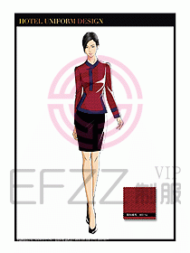 總臺收銀接待制服設計圖256