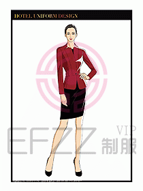 總臺收銀接待制服設計圖259