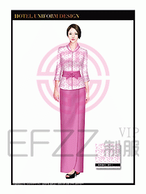 水療SPA咨客迎賓制服設(shè)計340