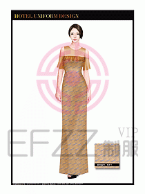 水療SPA咨客迎賓制服設計344