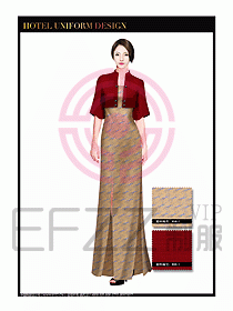 水療SPA咨客迎賓制服設計347