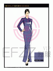 水療SPA咨客迎賓制服設計362