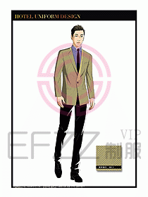 水療SPA咨客迎賓制服設計358