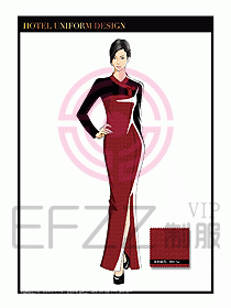 水療SPA咨客迎賓制服設(shè)計(jì)360