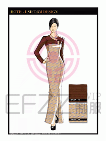 水療SPA咨客迎賓制服設計361