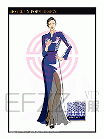 水療SPA咨客迎賓制服設計367