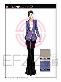 水療SPA咨客迎賓制服設計372