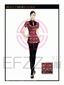 SPA會所服務(wù)生制服設(shè)計(jì)圖409