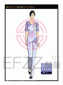 SPA會所服務生制服設計圖428