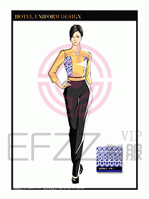 SPA會所服務(wù)生制服設(shè)計圖433