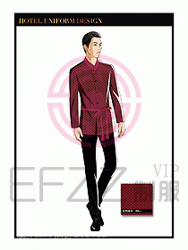 SPA會所服務(wù)生制服設(shè)計圖437