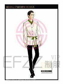 SPA會(huì)所服務(wù)生制服設(shè)計(jì)圖438