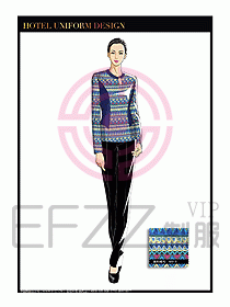 SPA會所服務生制服設計圖443