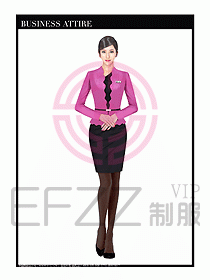 職業(yè)裝空姐服制服設(shè)計(jì)圖739