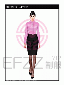 職業裝空姐服制服設計圖749