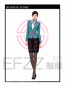 職業(yè)裝空姐服制服設(shè)計(jì)圖758