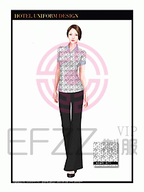 按摩技師美容制服設(shè)計(jì)1157