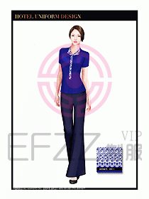 按摩技師美容制服設計1166