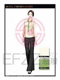 按摩技師美容制服設計1183