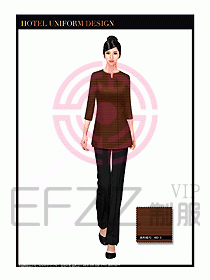 按摩技師美容制服設(shè)計1186