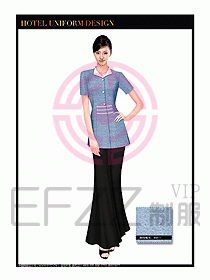 按摩技師美容制服設計1191