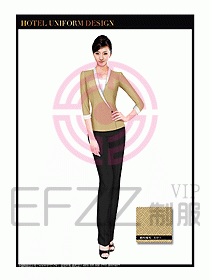 按摩技師美容制服設(shè)計(jì)1202