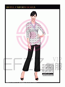 按摩技師美容制服設(shè)計1210