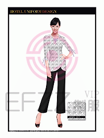 按摩技師美容制服設(shè)計(jì)1224