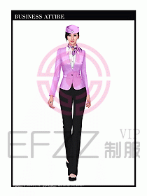 職業(yè)裝空姐服制服設(shè)計(jì)圖790