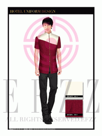 酒店中餐服務(wù)員制服設(shè)計(jì)1637