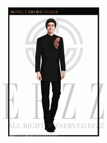 酒店中餐服務員制服設計1663