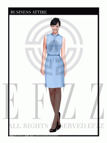 女職業裝夏裝連衣裙設計441