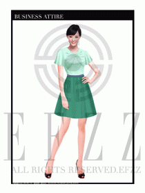 女職業裝夏裝連衣裙設計440