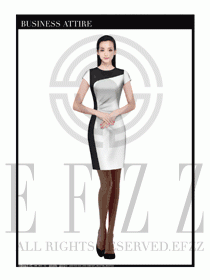 專賣店營業員職業裝設計圖1312