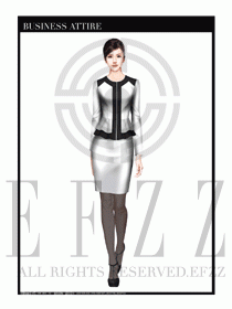 專賣店營業員職業裝設計圖1318