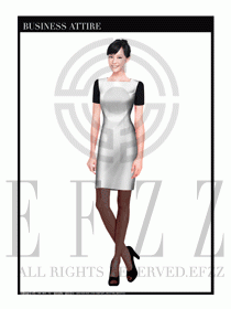 專賣店營業員職業裝設計圖1316