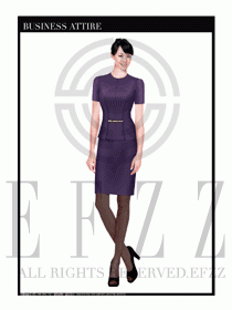 專賣店營業員職業裝設計圖1323