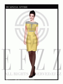 專賣店營業員職業裝設計圖1322