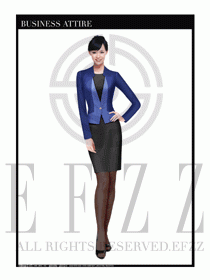 專賣店營業員職業裝設計圖1341