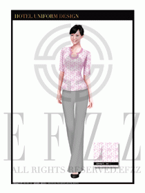 按摩技師美容師職業制服1239