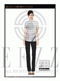 按摩技師美容師職業制服1259