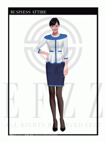 珠寶營業員職業裝店員制服1350