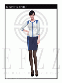 珠寶營業員職業裝店員制服1347