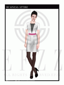 珠寶營業員職業裝店員制服1384