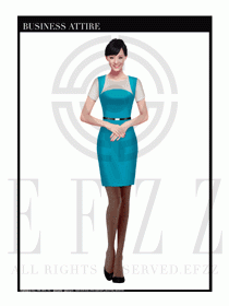 珠寶營業員職業裝店員制服1368