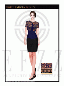 SPA會所服務生制服設計圖468