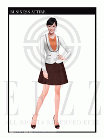 女時(shí)尚OL職業(yè)裝設(shè)計(jì)圖1019