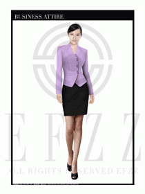 女時(shí)尚OL職業(yè)裝設(shè)計(jì)圖1023