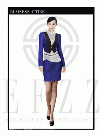 女時尚OL職業裝設計圖1036