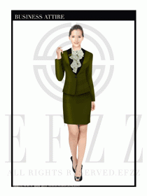 女時尚OL職業(yè)裝設(shè)計圖1032